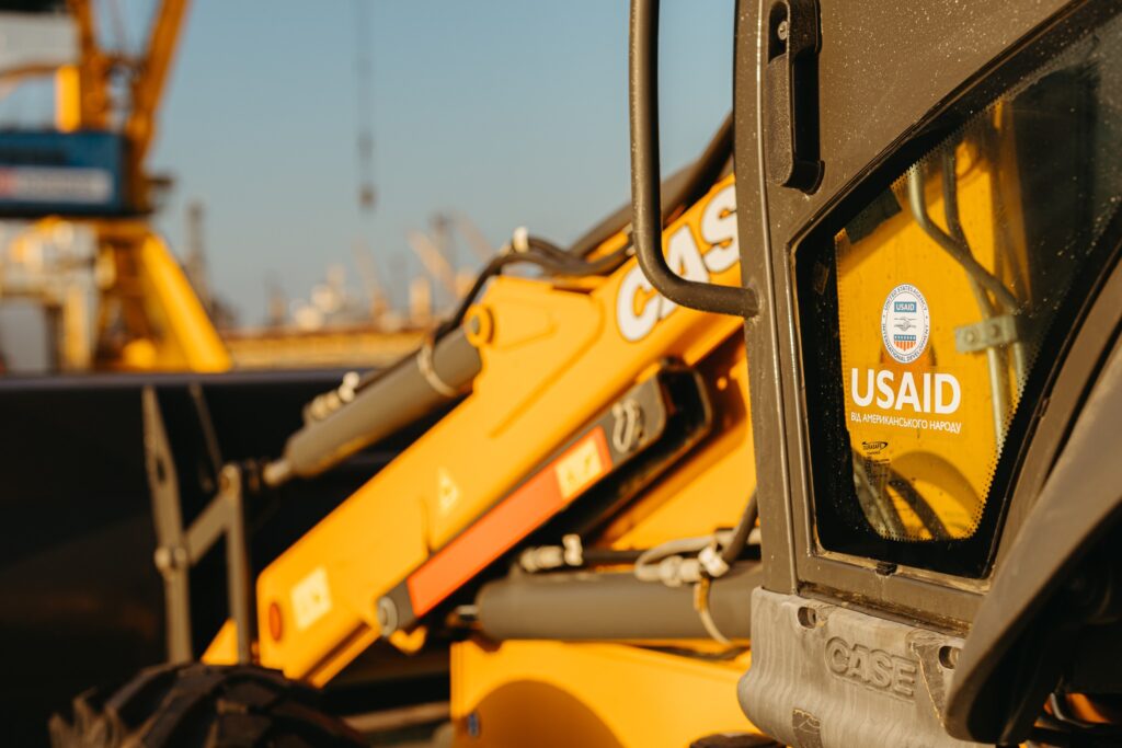 Ukraine received 55 new CASE 570ST excavators