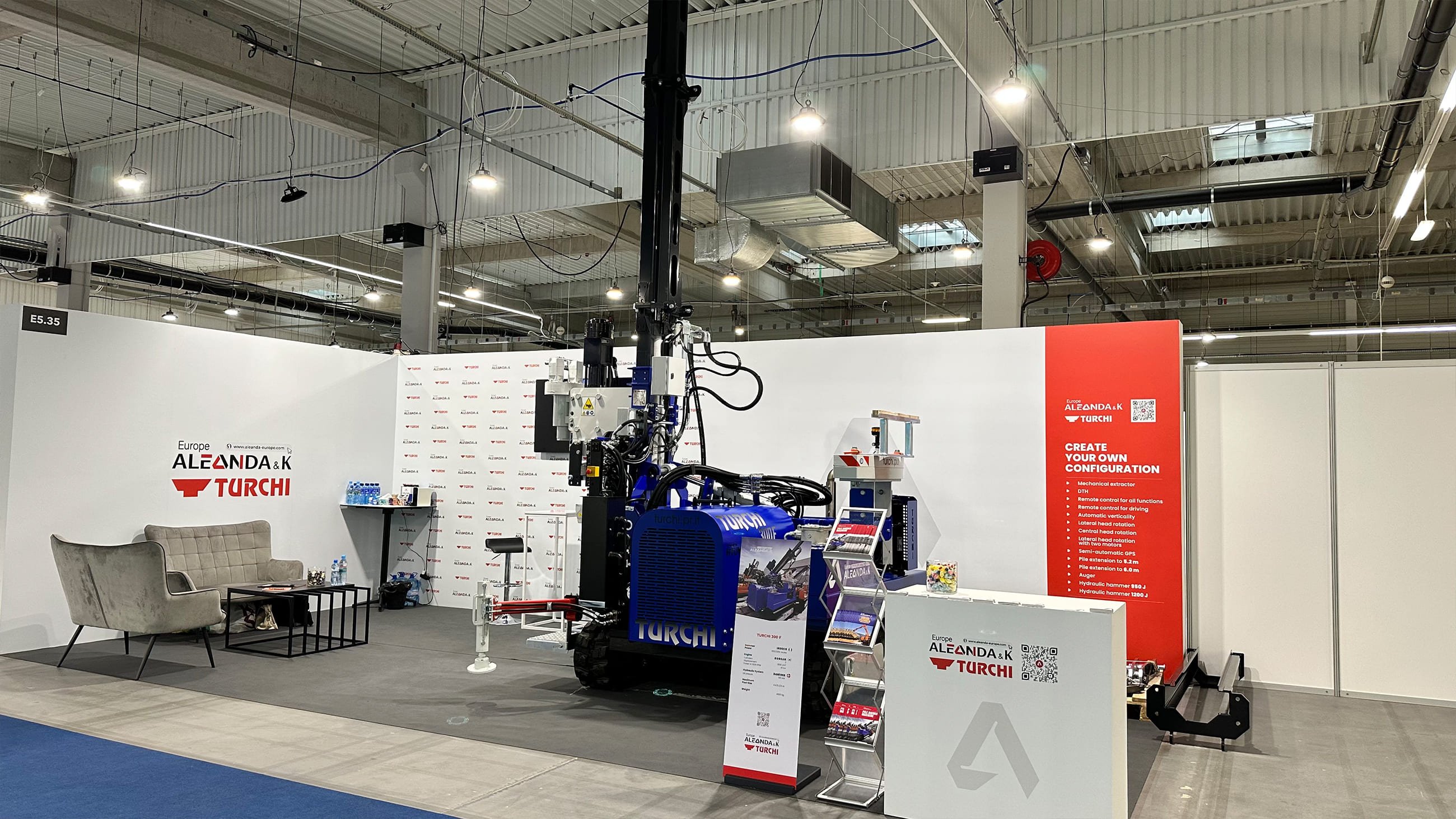 Палебійна установка Turchi на виставці