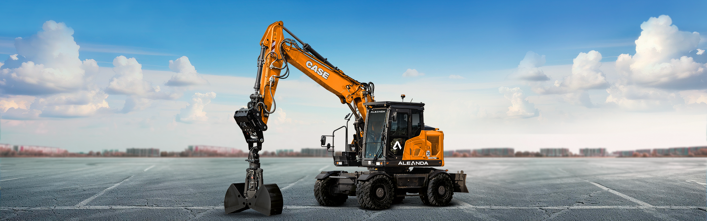 Грейферний ескаватор Case