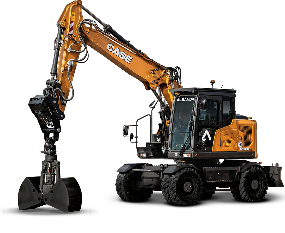 Wheeled excavators