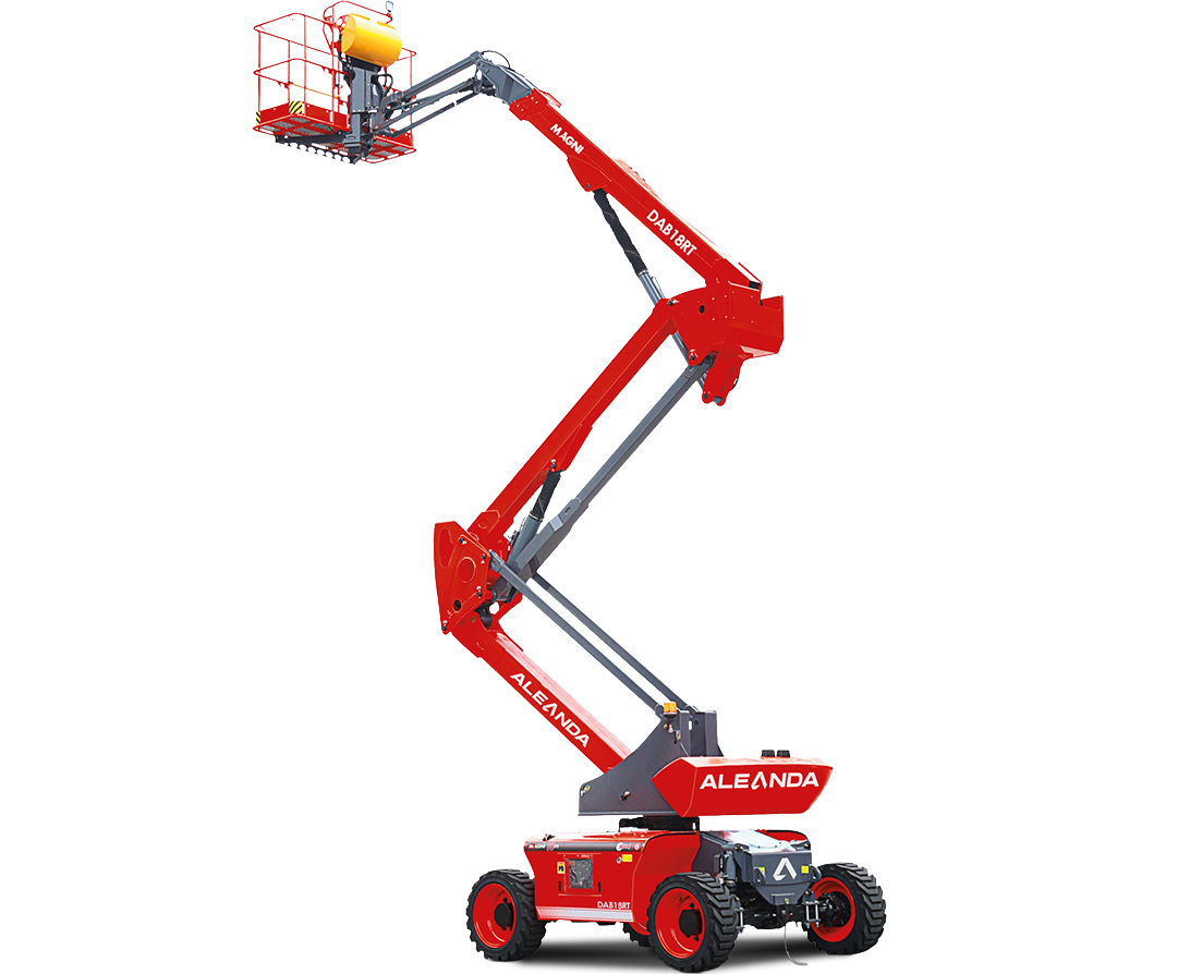 Articulating boom lifts