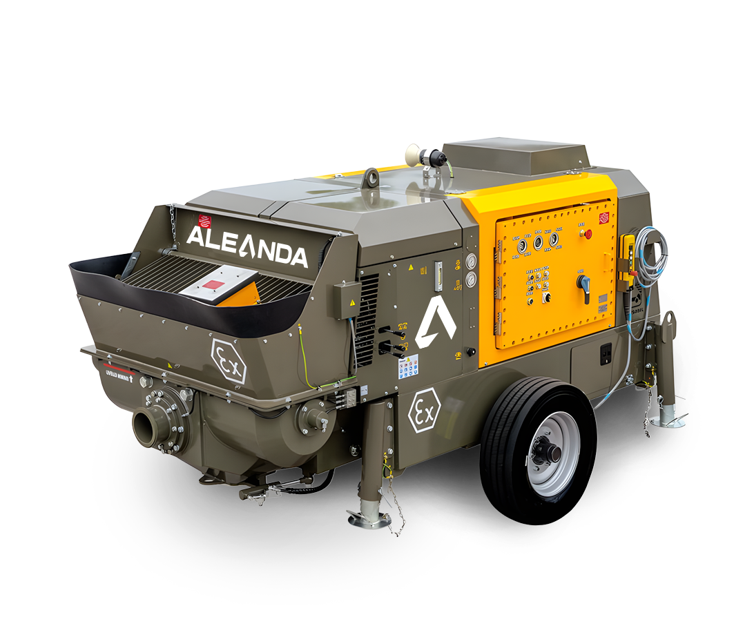 Electric concrete pumps