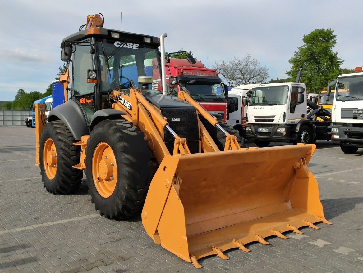 Case 695SR2-4PS Backhoe Loader - Poster 1